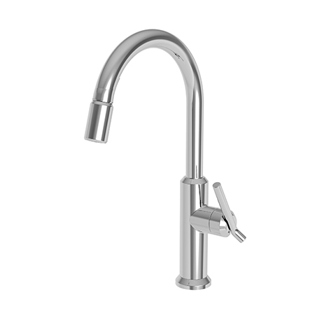 NEWPORT BRASS Pull-Down Kitchen Faucet in Satin Nickel (Pvd) 3200-5113/15S